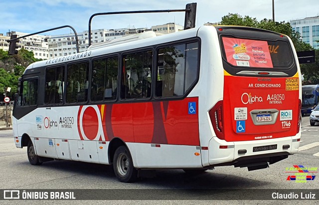 Auto Viação Alpha A48050 na cidade de Rio de Janeiro, Rio de Janeiro, Brasil, por Claudio Luiz. Número da foto: #10691117.