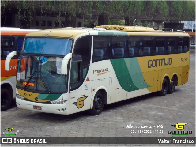 Empresa Gontijo de Transportes 17370 na cidade de Belo Horizonte, Minas Gerais, Brasil, por Valter Francisco. ID da foto: 10688983.