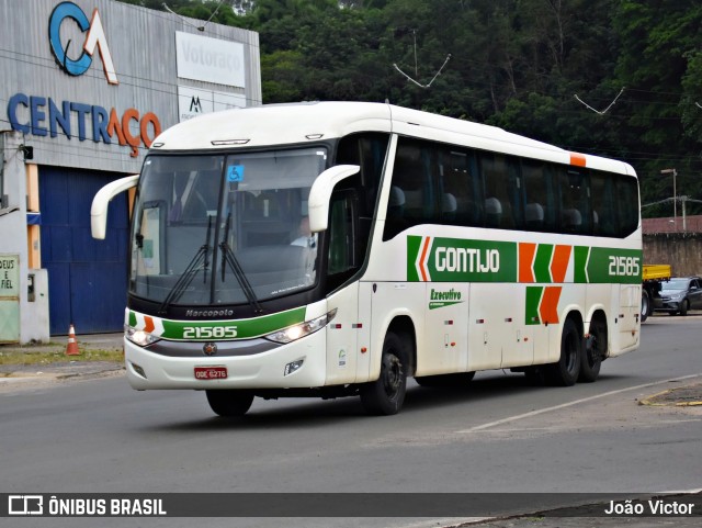 Empresa Gontijo de Transportes 21585 na cidade de Ilhéus, Bahia, Brasil, por João Victor. ID da foto: 10689535.