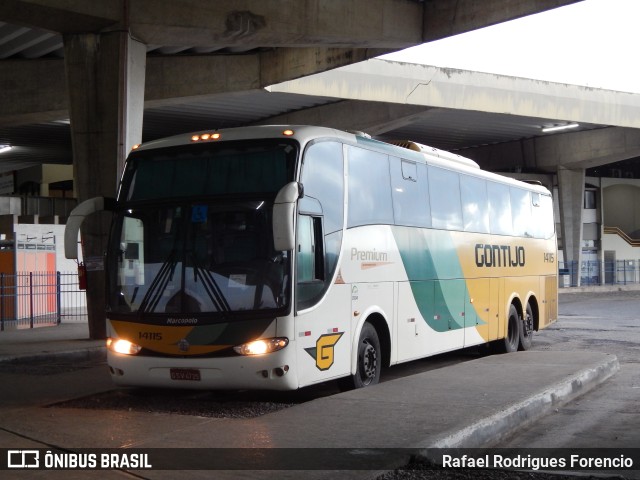 Empresa Gontijo de Transportes 14115 na cidade de Aracaju, Sergipe, Brasil, por Rafael Rodrigues Forencio. ID da foto: 10687990.