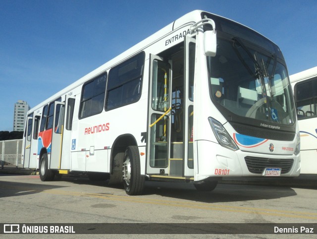 Reunidas Transportes Urbanos 08101 na cidade de Natal, Rio Grande do Norte, Brasil, por Dennis Paz. ID da foto: 10688587.