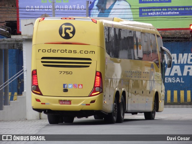 RodeRotas - Rotas de Viação do Triângulo 7750 na cidade de Santos, São Paulo, Brasil, por Davi Cesar. ID da foto: 10689731.