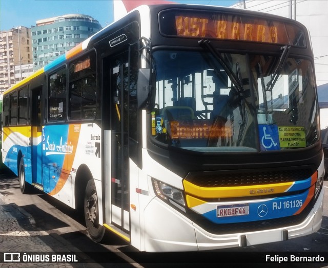 Transportes Santo Antônio RJ 161.126 na cidade de Duque de Caxias, Rio de Janeiro, Brasil, por Felipe Bernardo. Número da foto: #10688532.