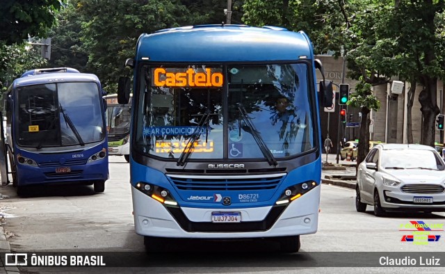 Auto Viação Jabour D86721 na cidade de Rio de Janeiro, Rio de Janeiro, Brasil, por Claudio Luiz. Número da foto: #10691121.