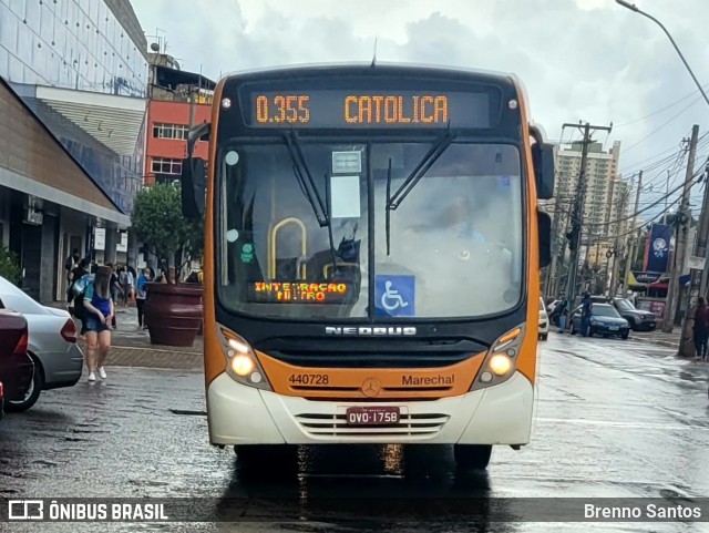 Auto Viação Marechal Brasília 440728 na cidade de Taguatinga, Distrito Federal, Brasil, por Brenno Santos. ID da foto: 10688121.