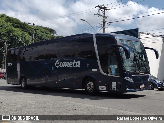 Viação Cometa 721534 na cidade de São Paulo, São Paulo, Brasil, por Rafael Lopes de Oliveira. ID da foto: 10688376.