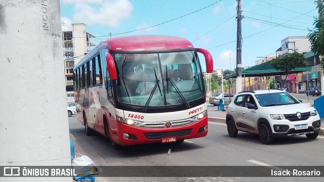 Viação Pretti 14400 na cidade de Cariacica, Espírito Santo, Brasil, por Isack Rosario. ID da foto: 10688238.