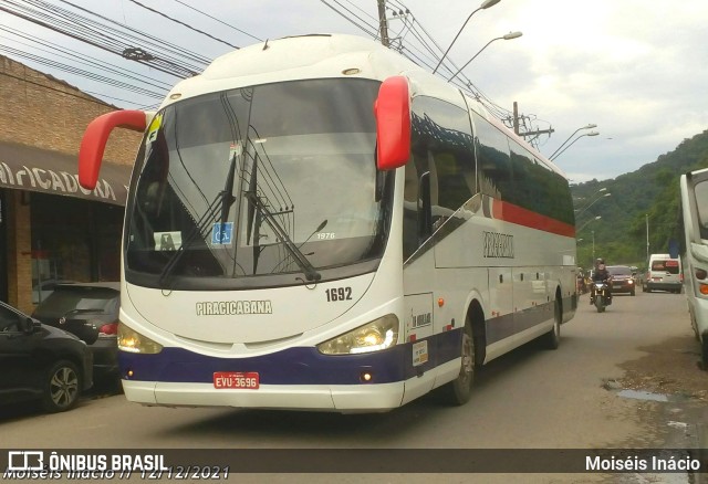 Viação Piracicabana 1692 na cidade de Cubatão, São Paulo, Brasil, por Moiséis Inácio. Número da foto: #10690470.
