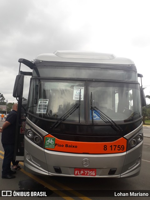 TRANSPPASS - Transporte de Passageiros 8 1759 na cidade de Barueri, São Paulo, Brasil, por Lohan Mariano. Número da foto: #10688240.