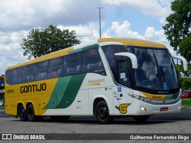 Empresa Gontijo de Transportes 18590 na cidade de Teresina, Piauí, Brasil, por Guilherme Fernandes Rêgo. Número da foto: #10690572.