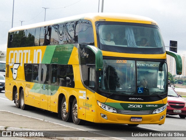 Empresa Gontijo de Transportes 25010 na cidade de São Paulo, São Paulo, Brasil, por Luciano Ferreira da Silva. Número da foto: #10690287.