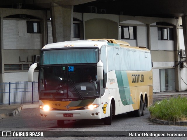 Empresa Gontijo de Transportes 14115 na cidade de Aracaju, Sergipe, Brasil, por Rafael Rodrigues Forencio. Número da foto: #10687988.
