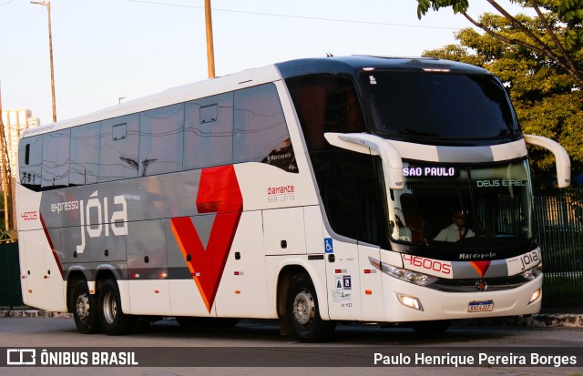 Viação Jóia > Expresso Jóia 46005 na cidade de São Paulo, São Paulo, Brasil, por Paulo Henrique Pereira Borges. Número da foto: #10689732.
