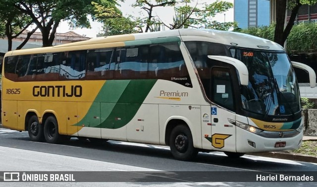 Empresa Gontijo de Transportes 18625 na cidade de Belo Horizonte, Minas Gerais, Brasil, por Hariel Bernades. Número da foto: #10689214.