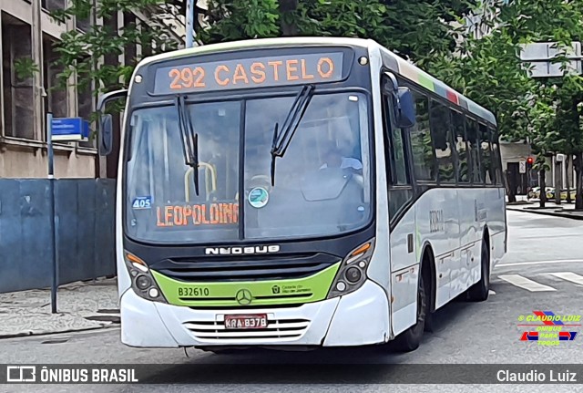 Viação Pavunense B32610 na cidade de Rio de Janeiro, Rio de Janeiro, Brasil, por Claudio Luiz. Número da foto: #10691126.