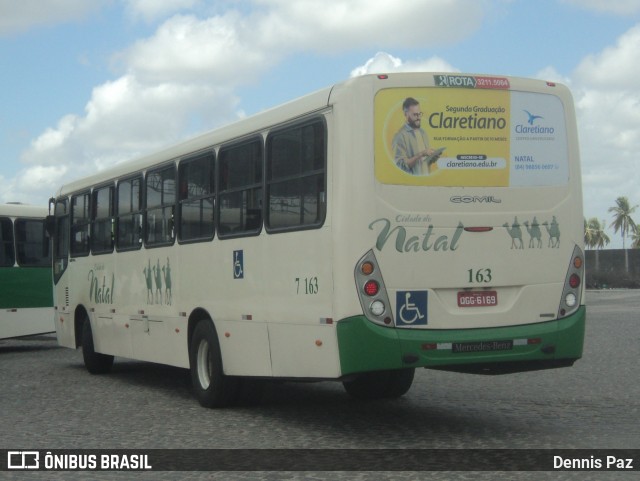 Transportes Cidade do Natal 6 163 na cidade de Natal, Rio Grande do Norte, Brasil, por Dennis Paz. ID da foto: 10688563.