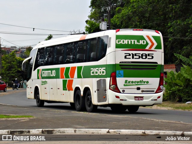 Empresa Gontijo de Transportes 21585 na cidade de Ilhéus, Bahia, Brasil, por João Victor. ID da foto: 10689529.