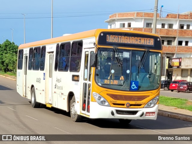 Auto Viação Marechal Brasília 441481 na cidade de Samambaia, Distrito Federal, Brasil, por Brenno Santos. Número da foto: #10691996.