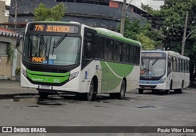 Caprichosa Auto Ônibus B27221 na cidade de Rio de Janeiro, Rio de Janeiro, Brasil, por Paulo Vitor Lima. ID da foto: 10692528.