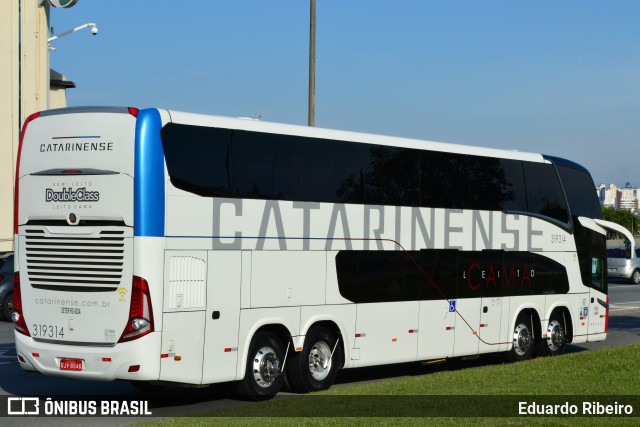 Auto Viação Catarinense 319314 na cidade de Florianópolis, Santa Catarina, Brasil, por Eduardo Ribeiro. Número da foto: #10693727.