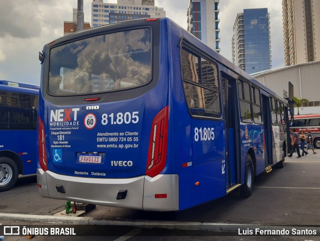 Next Mobilidade - ABC Sistema de Transporte 81.805 na cidade de Barueri, São Paulo, Brasil, por Luis Fernando Santos. ID da foto: 10694630.