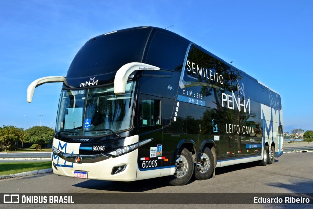Empresa de Ônibus Nossa Senhora da Penha 60065 na cidade de Florianópolis, Santa Catarina, Brasil, por Eduardo Ribeiro. Número da foto: #10693673.