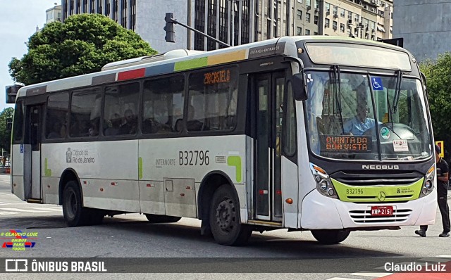 Viação Pavunense B32796 na cidade de Rio de Janeiro, Rio de Janeiro, Brasil, por Claudio Luiz. Número da foto: #10693652.