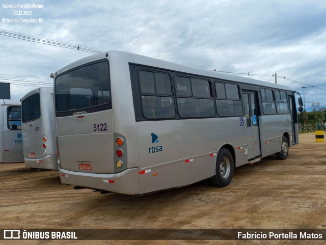 Viação Rosa Vitória da Conquista 5122 na cidade de Vitória da Conquista, Bahia, Brasil, por Fabrício Portella Matos. Número da foto: #10693585.