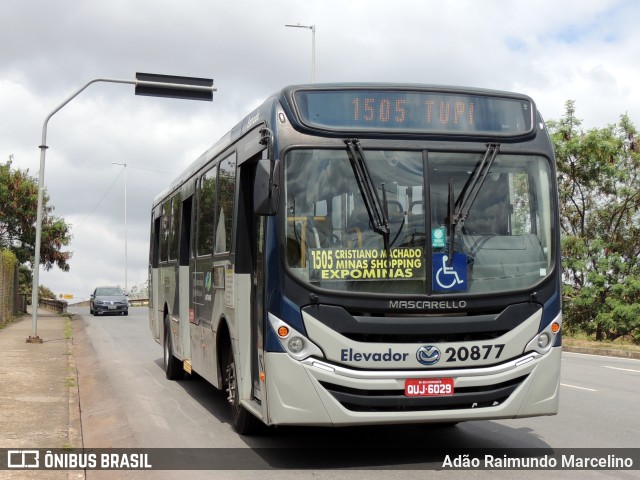 Viação Progresso 20877 na cidade de Belo Horizonte, Minas Gerais, Brasil, por Adão Raimundo Marcelino. ID da foto: 10694370.