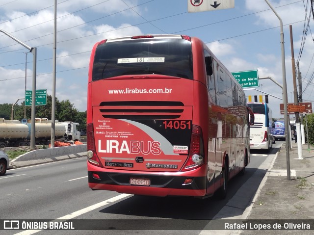 Lirabus 14051 na cidade de São Paulo, São Paulo, Brasil, por Rafael Lopes de Oliveira. ID da foto: 10691453.