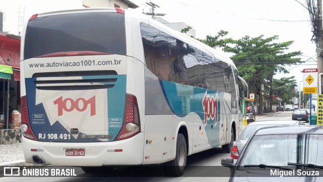 Auto Viação 1001 RJ 108.421 na cidade de Saquarema, Rio de Janeiro, Brasil, por Miguel Souza. Número da foto: #10694927.