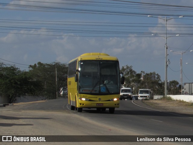 Viação Itapemirim 8531 na cidade de Caruaru, Pernambuco, Brasil, por Lenilson da Silva Pessoa. ID da foto: 10693141.