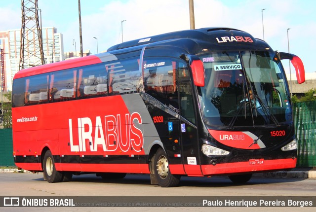 Lirabus 15020 na cidade de São Paulo, São Paulo, Brasil, por Paulo Henrique Pereira Borges. Número da foto: #10694802.