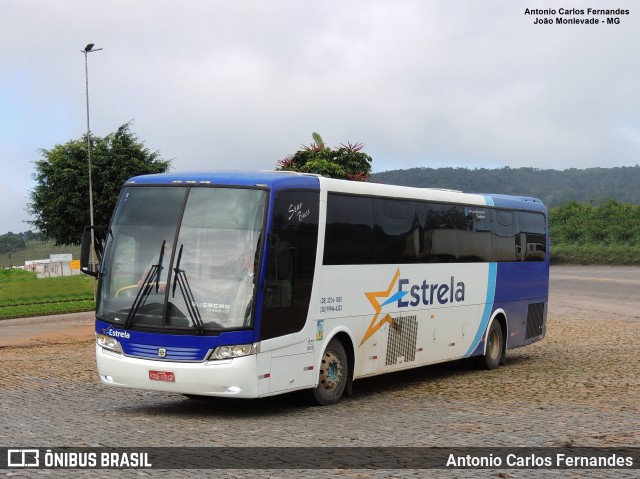 Estrela Transporte e Turismo 1012 na cidade de João Monlevade, Minas Gerais, Brasil, por Antonio Carlos Fernandes. ID da foto: 10692545.