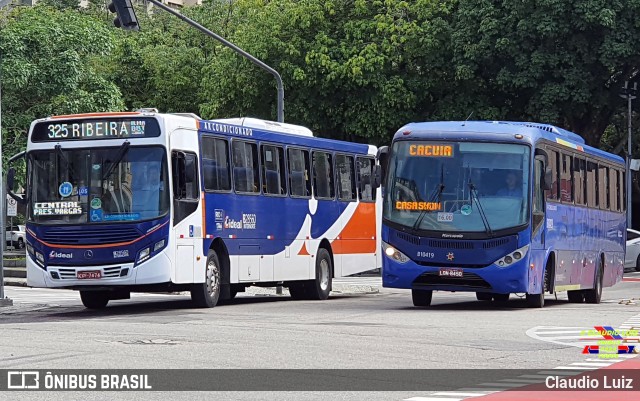 Transportes Paranapuan B10419 na cidade de Rio de Janeiro, Rio de Janeiro, Brasil, por Claudio Luiz. Número da foto: #10693587.