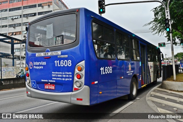Viação Pirajuçara 11.608 na cidade de Taboão da Serra, São Paulo, Brasil, por Eduardo Ribeiro. Número da foto: #10694919.