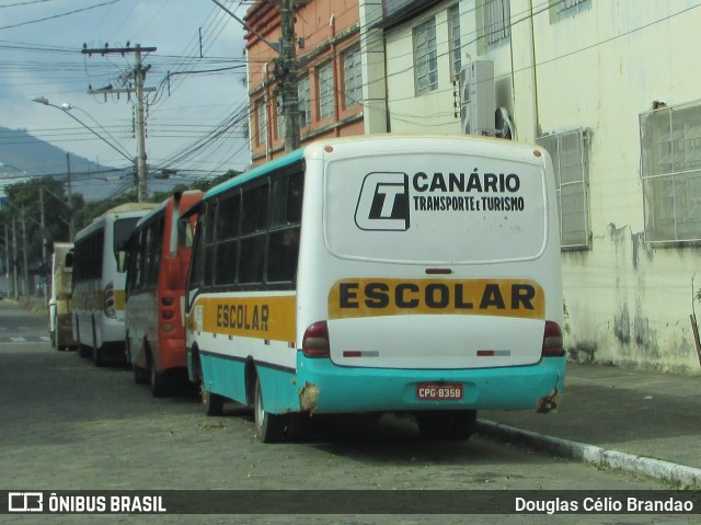 Canário Transporte e Turismo 8358 na cidade de Governador Valadares, Minas Gerais, Brasil, por Douglas Célio Brandao. ID da foto: 10694677.