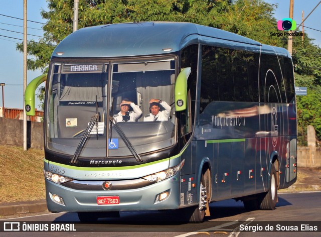 Viação Garcia 8305 na cidade de Campinas, São Paulo, Brasil, por Sérgio de Sousa Elias. ID da foto: 10694291.