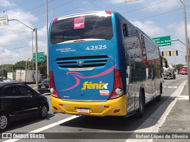 Rápido Expresso Fênix Viação 42525 na cidade de São Paulo, São Paulo, Brasil, por Rafael Lopes de Oliveira. ID da foto: 10692955.