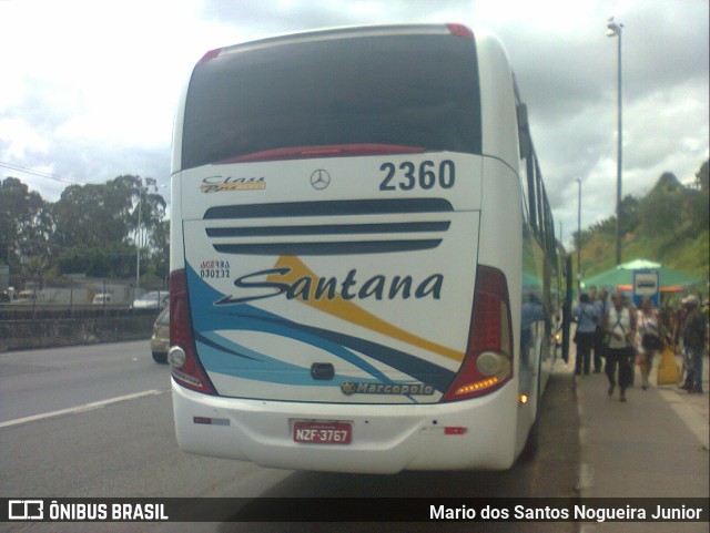 Empresas de Transportes Santana e São Paulo 2360 na cidade de Simões Filho, Bahia, Brasil, por Mario dos Santos Nogueira Junior. Número da foto: #10691841.