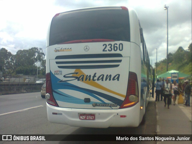 Empresas de Transportes Santana e São Paulo 2360 na cidade de Simões Filho, Bahia, Brasil, por Mario dos Santos Nogueira Junior. ID da foto: 10691841.