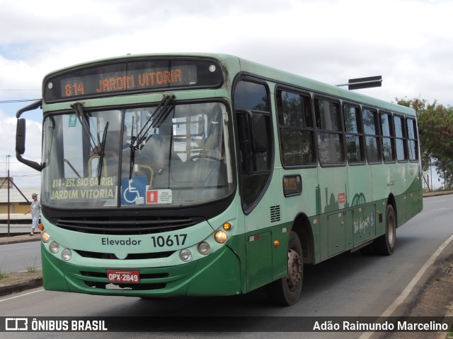 SM Transportes 10617 na cidade de Belo Horizonte, Minas Gerais, Brasil, por Adão Raimundo Marcelino. ID da foto: 10694525.