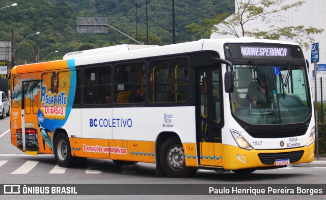 Empresa de Transporte Pgtur 1547 na cidade de Balneário Camboriú, Santa Catarina, Brasil, por Paulo Henrique Pereira Borges. Número da foto: #10694478.