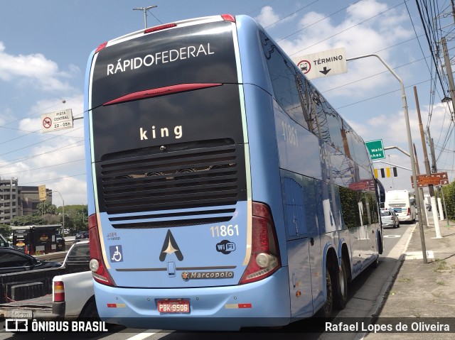 Rápido Federal 11861 na cidade de São Paulo, São Paulo, Brasil, por Rafael Lopes de Oliveira. Número da foto: #10692934.