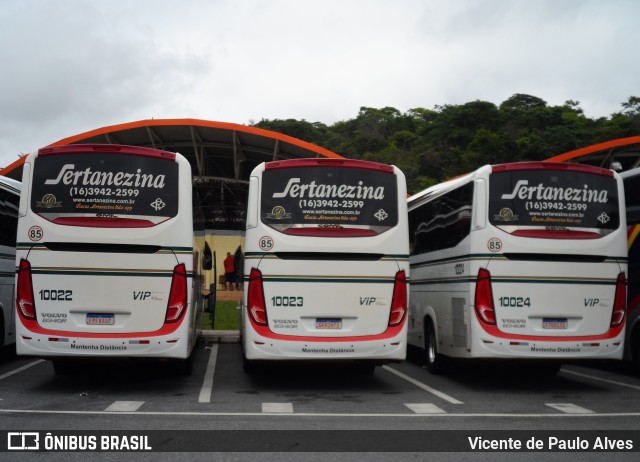 Viação Sertanezina 10022 na cidade de Aparecida, São Paulo, Brasil, por Vicente de Paulo Alves. Número da foto: #10693475.