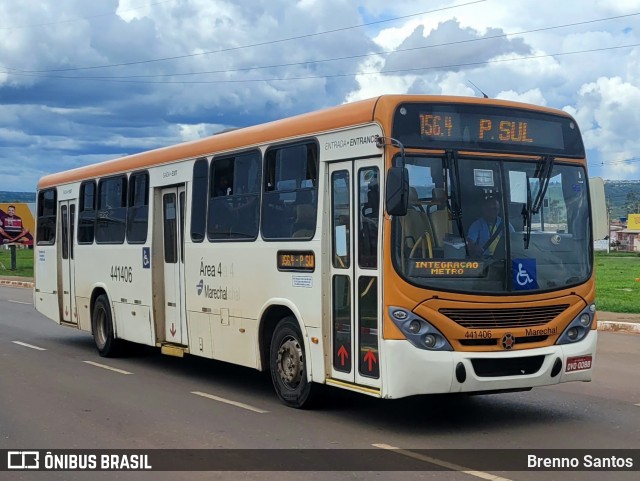 Auto Viação Marechal Brasília 441406 na cidade de Samambaia, Distrito Federal, Brasil, por Brenno Santos. Número da foto: #10691958.