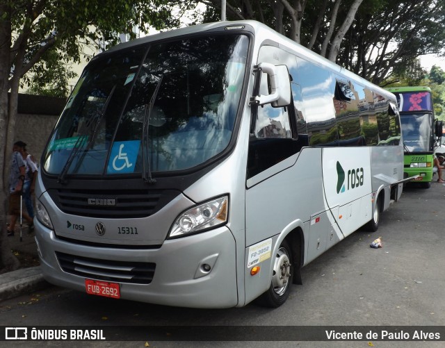 Rosa Turismo 15311 na cidade de Aparecida, São Paulo, Brasil, por Vicente de Paulo Alves. ID da foto: 10693543.