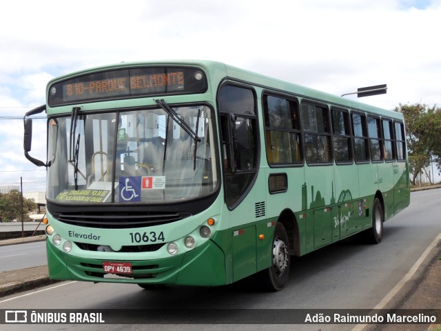 SM Transportes 10634 na cidade de Belo Horizonte, Minas Gerais, Brasil, por Adão Raimundo Marcelino. ID da foto: 10694503.