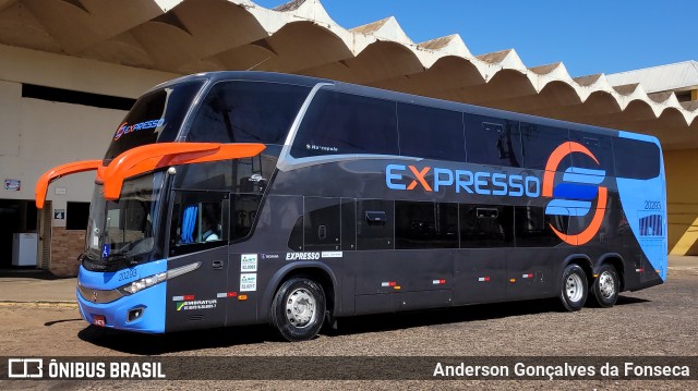 Expresso Transporte e Turismo Ltda. 20293 na cidade de Itumbiara, Goiás, Brasil, por Anderson Gonçalves da Fonseca. ID da foto: 10691405.