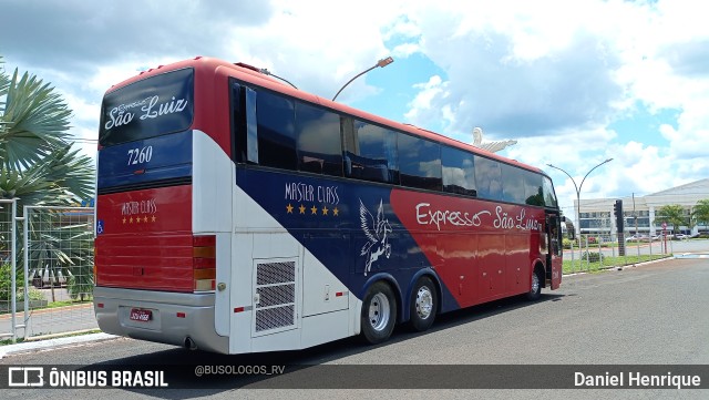 Expresso São Luiz 7260 na cidade de Rio Verde, Goiás, Brasil, por Daniel Henrique. Número da foto: #10692765.